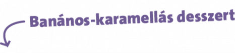 Banános-karamellás desszert