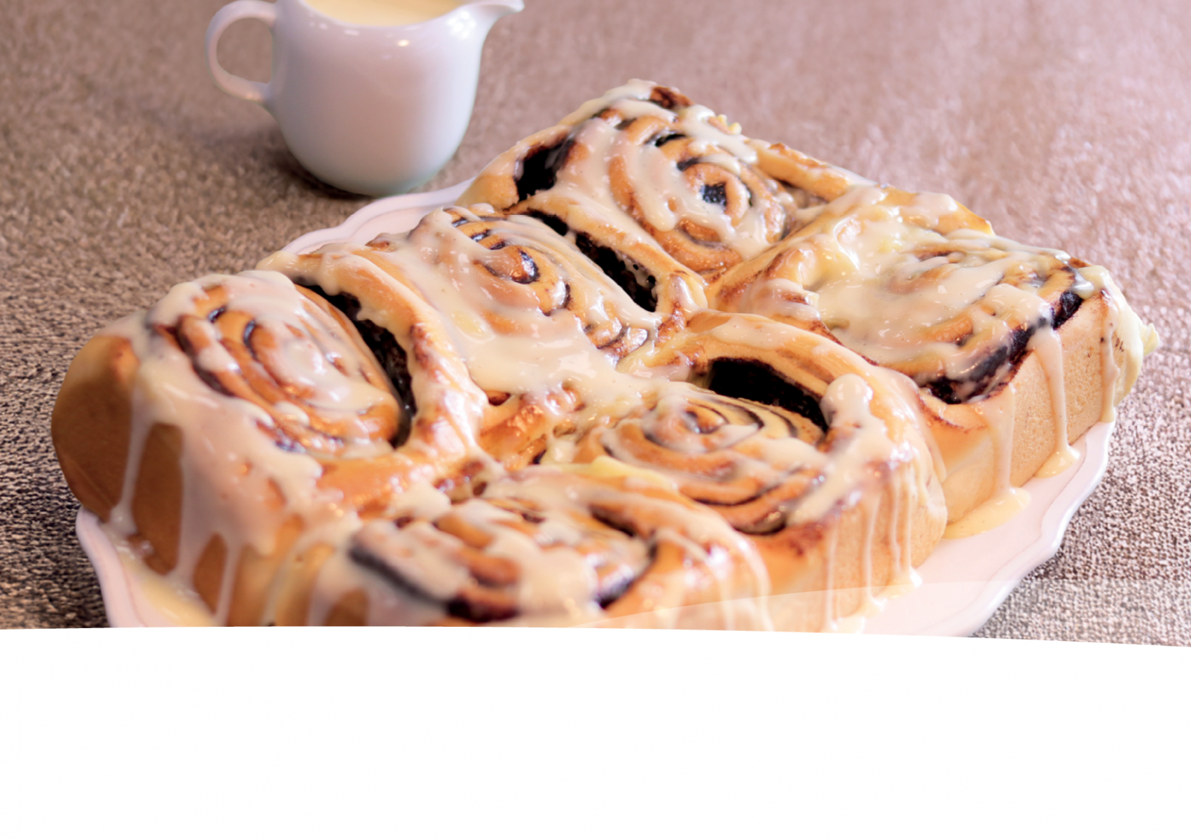 Fehércsokis-fahéjas csiga